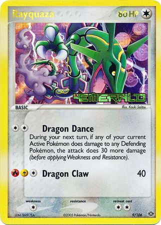 Rayquaza - 9/106 - Holo Rare - Reverse Holo Rayquaza - 9/106 - Holo Rare - Reverse Holo